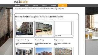 
                            13. Immobilien und Wohnungen in Sachsen bei Immozentral finden!