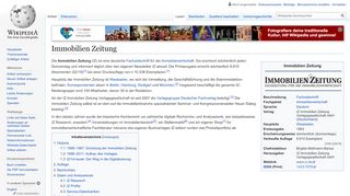 
                            5. Immobilien Zeitung – Wikipedia