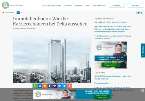 
                            8. Immobilienboom: Wie die Karrierechancen bei Deka aussehen ...