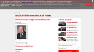 
                            11. Immobilienmakler Ralf Peters | Sparkassen-Immobilien