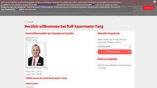 
                            9. Immobilienmakler Ralf Sauermann-Tang | Sparkassen-Immobilien