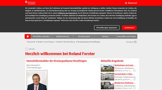 
                            3. Immobilienmakler Roland Forster | Sparkassen-Immobilien