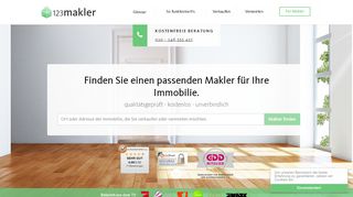 
                            1. Immobilienmakler suchen & finden - 123makler.de