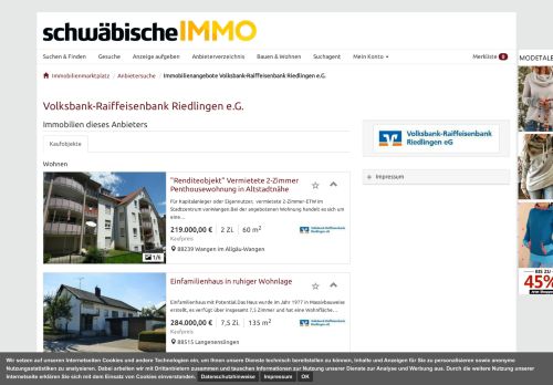 
                            8. Immobilienmakler Volksbank-Raiffeisenbank Riedlingen | immo ...