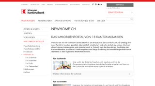 
                            5. Immobilienportal newhome.ch - Schwyzer Kantonalbank