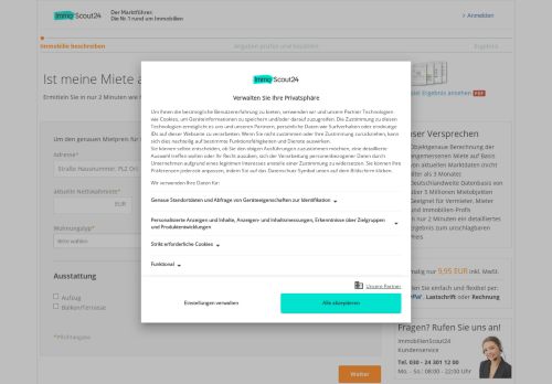 
                            4. ImmobilienScout24 - Mietpreis-Check