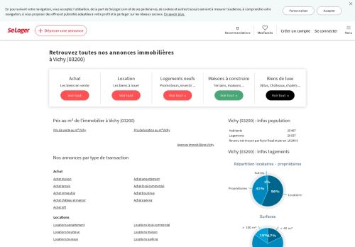 
                            11. Immobilier à Vichy (03200) | Annonces immobilières ... - SeLoger.com