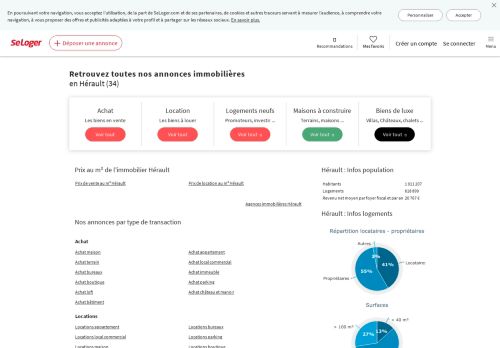 
                            9. Immobilier Hérault (34) | Annonces immobilières Hérault - SeLoger.com