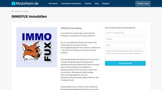 
                            4. IMMOFUX Immobilien - Modulheim.de