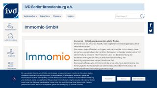 
                            5. Immomio GmbH | IVD Berlin-Brandenburg e.V.