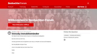 
                            9. Immosky Immobilienhändler - Beobachter - Forum