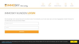 
                            1. ImmoSky Kunden Login