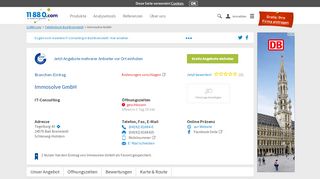
                            8. ▷ Immosolve GmbH | Tel. (04192) 8168... - Öffnungszeiten