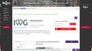 
                            9. Immovlan.be | Real Estate Directory > REGUS BELGIUM in 1050 ...