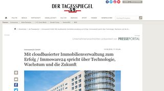 
                            12. Immoware24 GmbH: Mit cloudbasierter Immobilienverwaltung zum ...