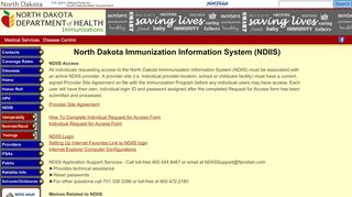 
                            12. Immunization Program - North Dakota Department of Health