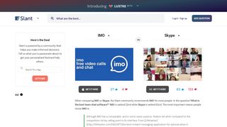 
                            8. IMO vs Skype detailed comparison as of 2019 - Slant