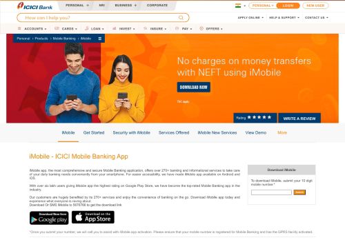 
                            3. iMobile - Mobile Banking App - Download Mobile Banking ... - ICICI Bank