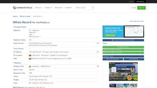 
                            9. ImoPedia.ro WHOIS, DNS, & Domain Info - DomainTools