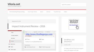
                            8. Impact Instrument Review – 2016 - Online Marketing Philippines