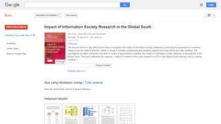 
                            9. Impact of Information Society Research in the Global South
