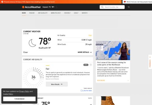 
                            4. Impact Weather - AccuWeather Forecast for TX 79603