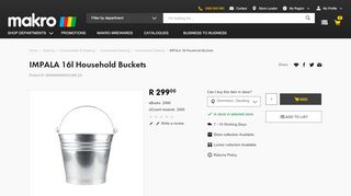 
                            13. IMPALA 16l Household Buckets | Commercial Cleaning | Commercial ...