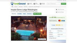 
                            11. Impala Game Lodge Mabalingwe - TravelGround.com