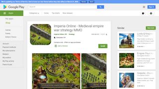 
                            8. Imperia Online MMO Strategy - Apps on Google Play
