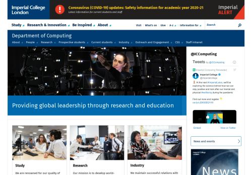 
                            10. Imperial College London: Department of Computing | Faculty of ...