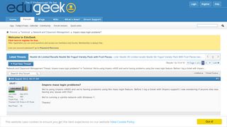 
                            4. Impero mass login problems? - EduGeek