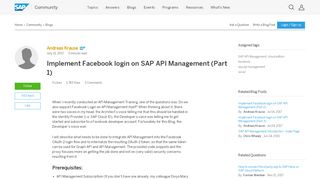 
                            8. Implement Facebook login on SAP API Management (Part 1) | SAP ...