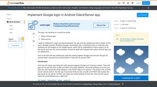 
                            4. Implement Google login in Android Client/Server app - Stack Overflow