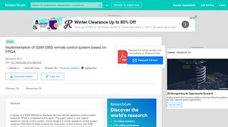 
                            2. Implementation of GSM SMS remote control system ... - ResearchGate