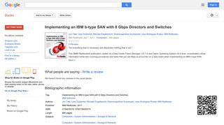 
                            8. Implementing an IBM b-type SAN with 8 Gbps Directors and Switches