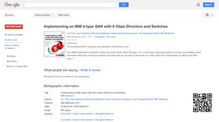 
                            10. Implementing an IBM b-type SAN with 8 Gbps Directors and ...