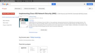 
                            9. Implementing Cisco IOS Network Security (IINS): (CCNA Security exam ...