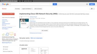 
                            11. Implementing Cisco IOS Network Security (IINS): (CCNA Security ... - Google böcker, resultat