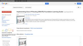 
                            12. Implementing Cisco IP Routing (ROUTE) Foundation Learning Guide: ...