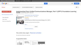 
                            9. Implementing Cisco Unified Communications Manager, Part 1 (CIPT1) ...