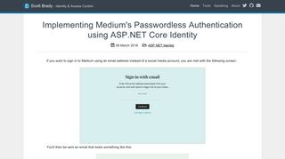 
                            11. Implementing Medium's Passwordless Authentication using ASP.NET ...