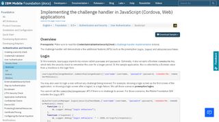 
                            1. Implementing the challenge handler in JavaScript (Cordova, Web ...