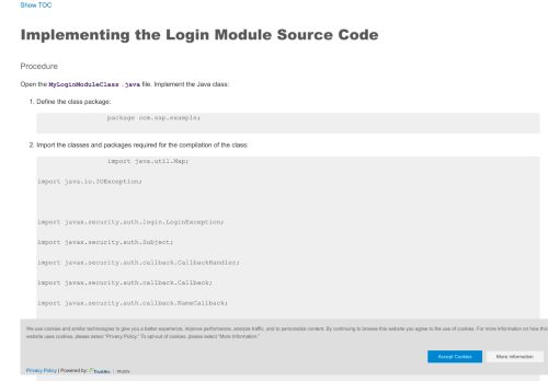 
                            4. Implementing the Login Module Source Code - SAP Help Portal