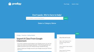 
                            10. Import a Class from Google Classroom – Prodigy