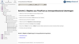 
                            13. Import aus Flow Fact - immoprofessional