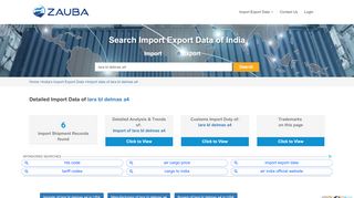 
                            12. Import Data and Price of lara bl delmas a4 | Zauba
