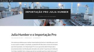 
                            11. Importação Pro Julia Humber – O melhor Curso de Importação