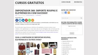 
                            9. IMPORTADOR 360: importe roupas e eletrônicos com sucesso!