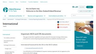 
                            9. Important AEOI and CRS documents (Common Reporting Standard ...