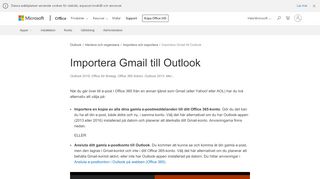 
                            9. Importera Gmail till Outlook - Office-support